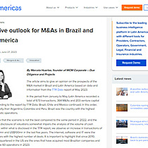 A positive outlook for M&As in Brazil and Latin America
